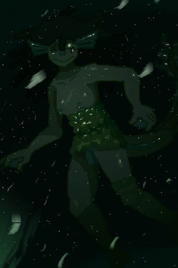 my art of Kean, a Mermaid OC of mine